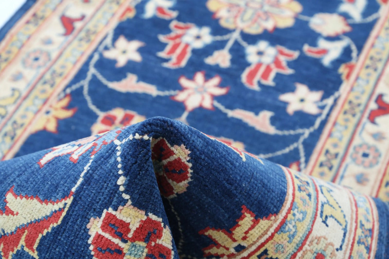 Tapis en laine Ziegler Farhan Gul noué à la main - 2'5'' x 9'5''