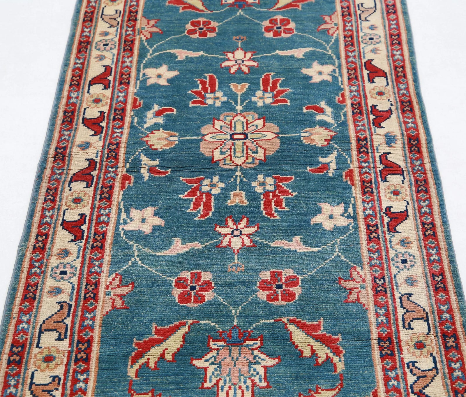 Tapis en laine Ziegler Farhan Gul noué à la main - 2'6'' x 6'5''