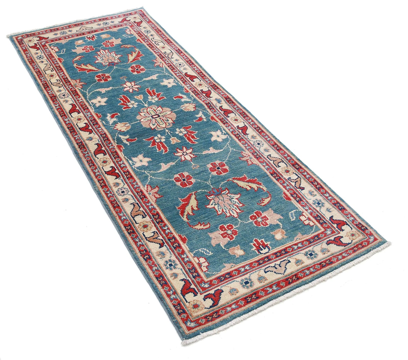 Tapis en laine Ziegler Farhan Gul noué à la main - 2'6'' x 6'5''