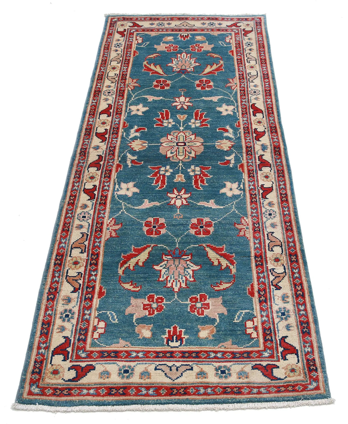 Tapis en laine Ziegler Farhan Gul noué à la main - 2'6'' x 6'5''