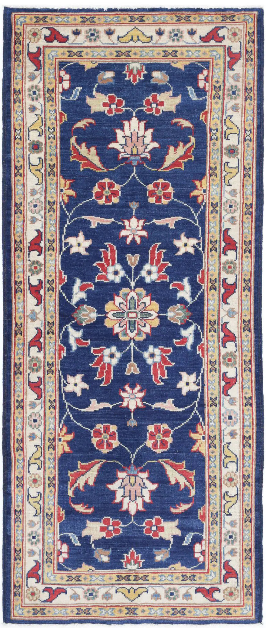 Hand Knotted Ziegler Farhan Gul Wool Rug - 2'6'' x 6'5''