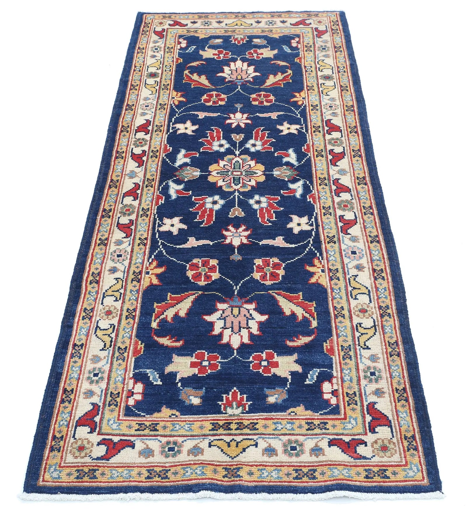 Tapis en laine Ziegler Farhan Gul noué à la main - 2'6'' x 6'5''