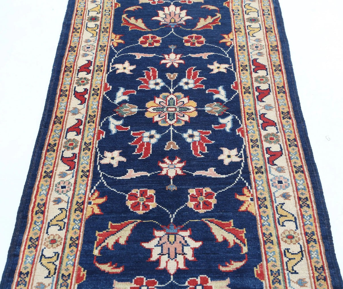 Tapis en laine Ziegler Farhan Gul noué à la main - 2'6'' x 6'5''