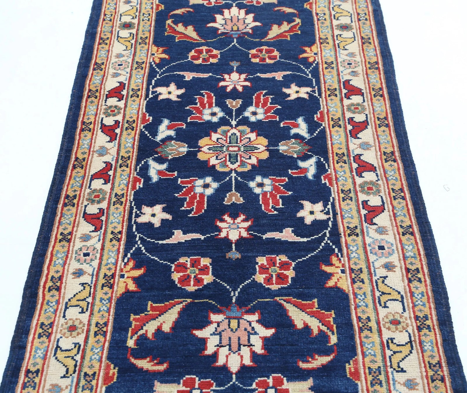 Tapis en laine Ziegler Farhan Gul noué à la main - 2'6'' x 6'5''