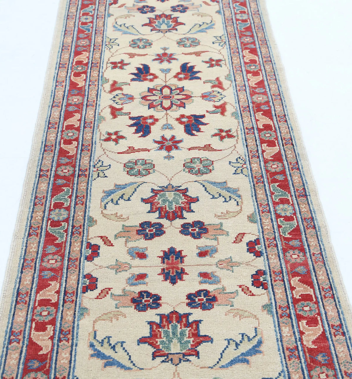 Tapis en laine Ziegler Farhan Gul noué à la main - 2'6'' x 9'11''