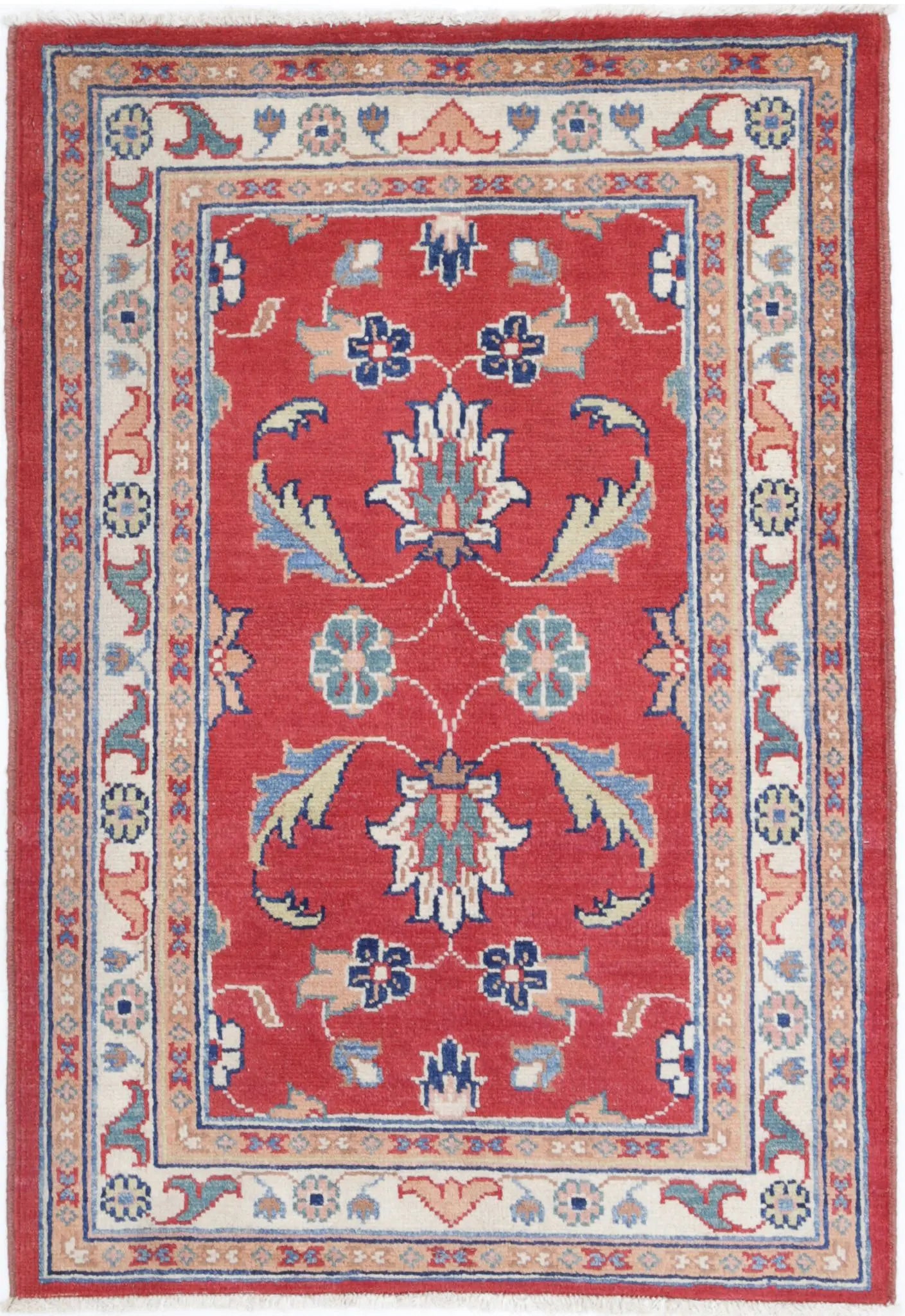 Hand Knotted Ziegler Farhan Gul Wool Rug - 2'7'' x 3'10''
