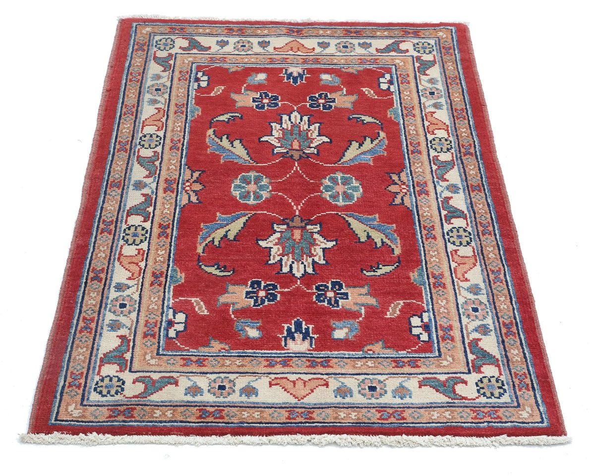 Tapis en laine Ziegler Farhan Gul noué à la main - 2'7'' x 3'10''