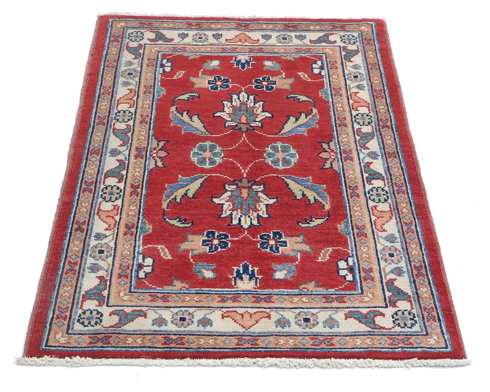 Tapis en laine Ziegler Farhan Gul noué à la main - 2'7'' x 3'10''