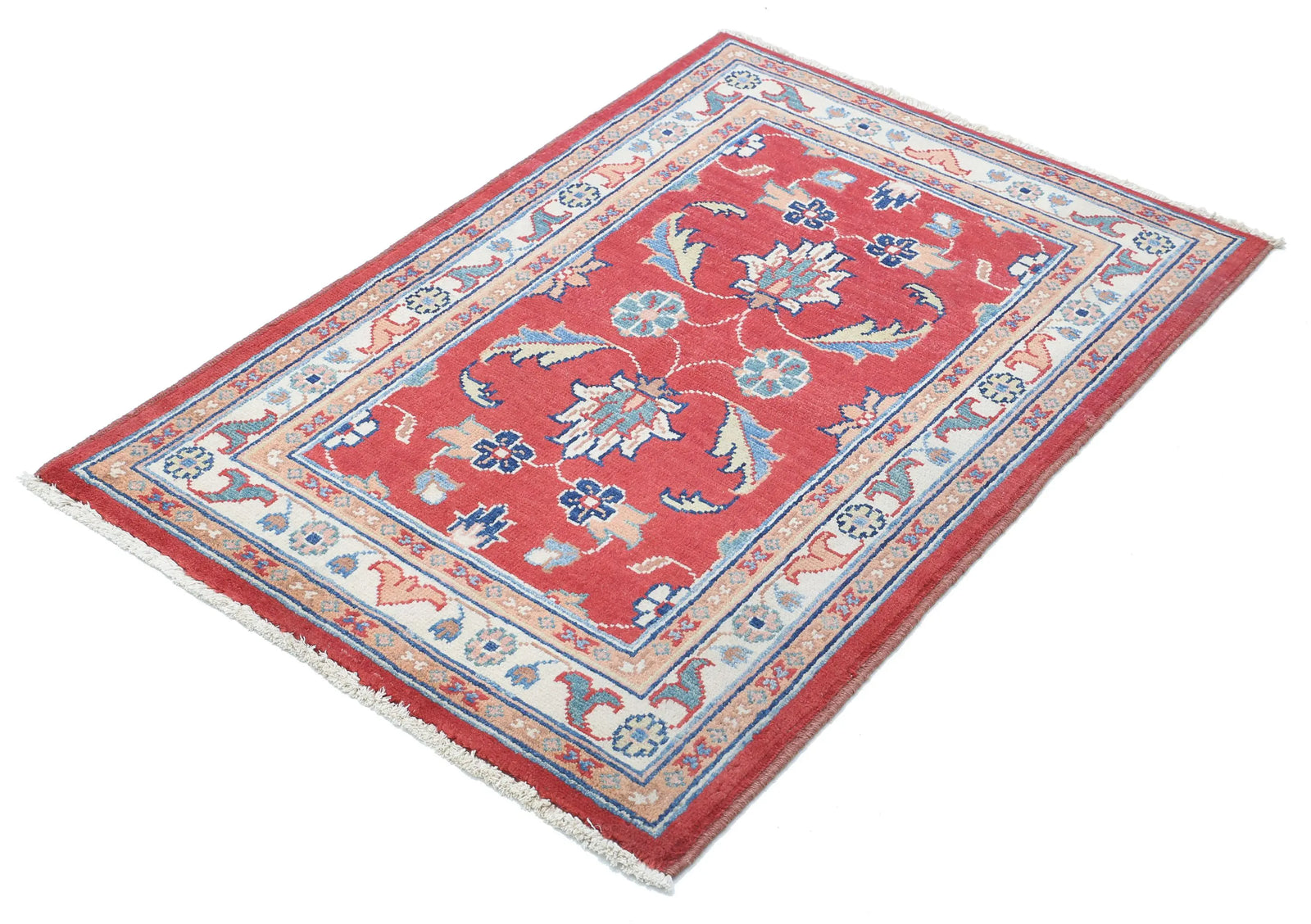 Tapis en laine Ziegler Farhan Gul noué à la main - 2'7'' x 3'10''