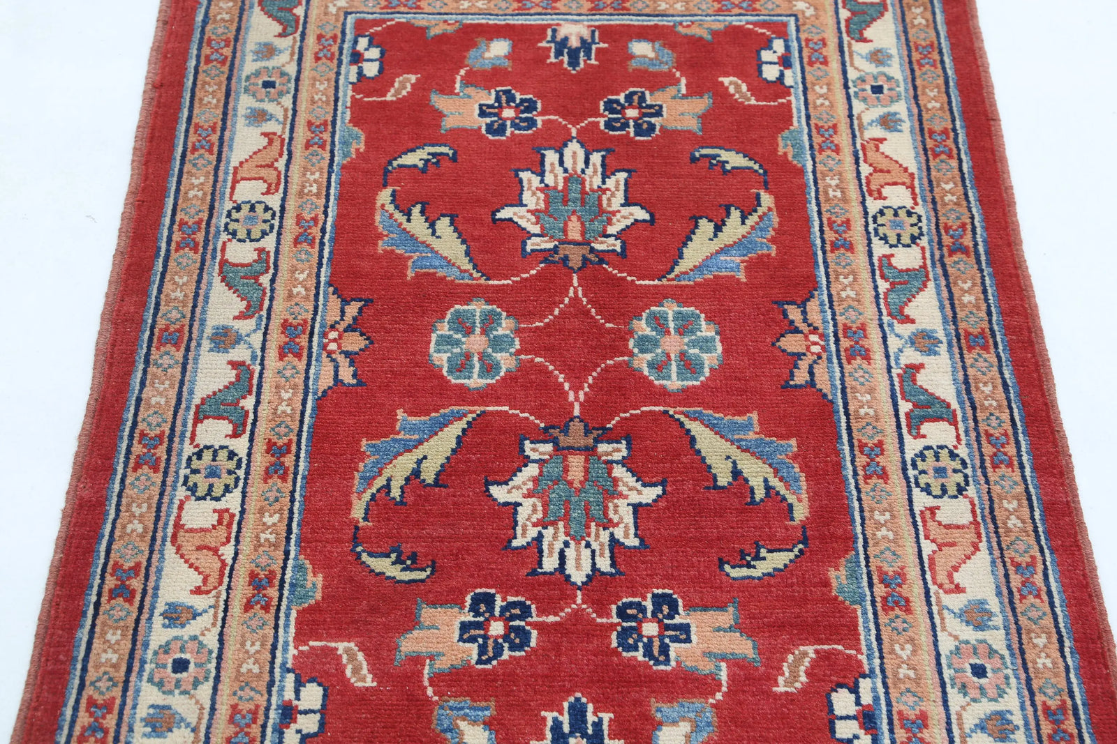 Tapis en laine Ziegler Farhan Gul noué à la main - 2'7'' x 3'10''