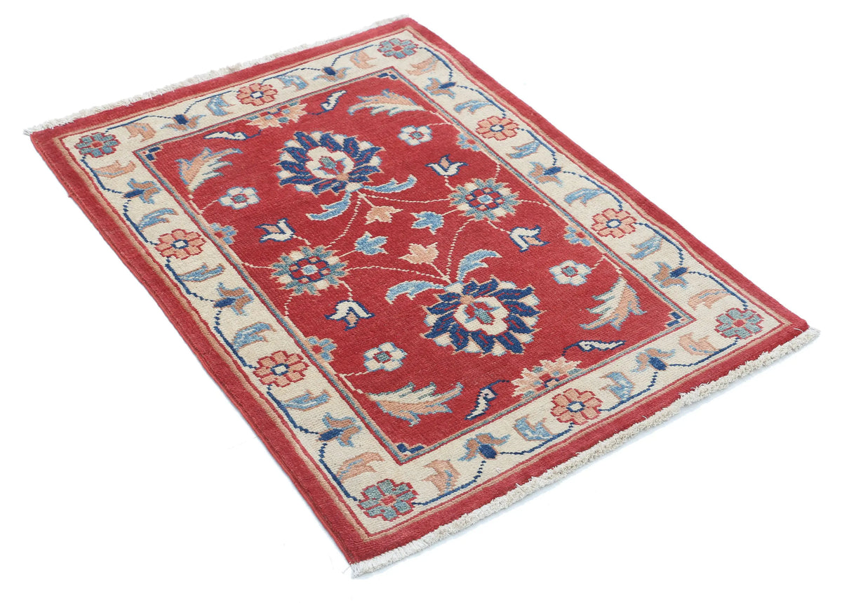 Hand Knotted Ziegler Farhan Gul Wool Rug - 2'7'' x 3'5''