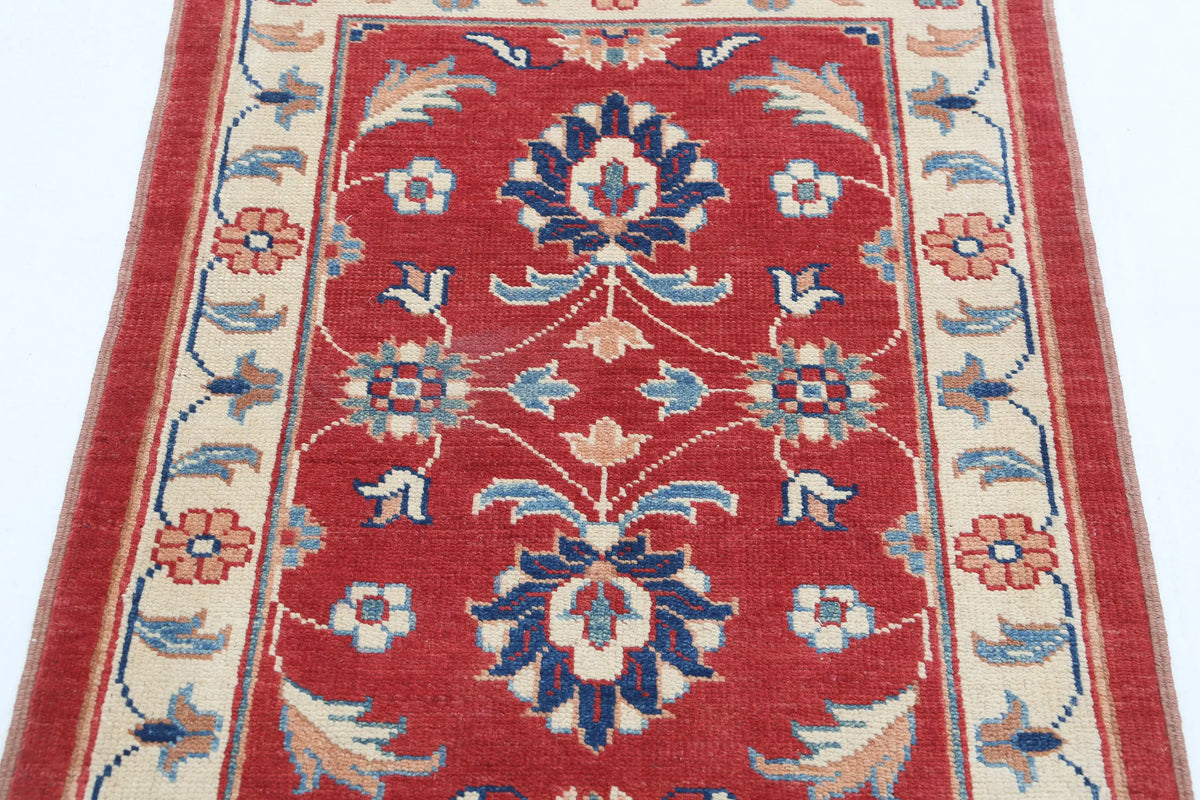 Tapis en laine Ziegler Farhan Gul noué à la main - 2'7'' x 3'6''