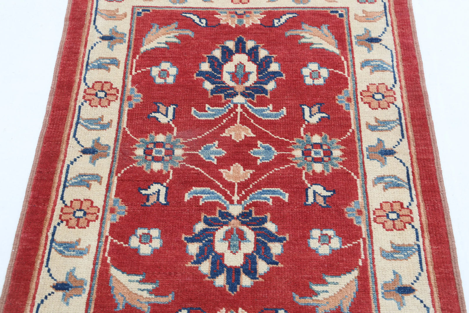 Tapis en laine Ziegler Farhan Gul noué à la main - 2'7'' x 3'6''