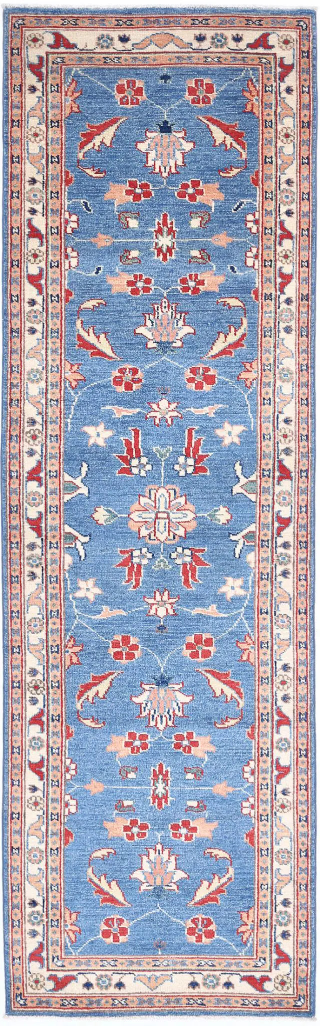Hand Knotted Ziegler Farhan Gul Wool Rug - 2'7'' x 9'6''