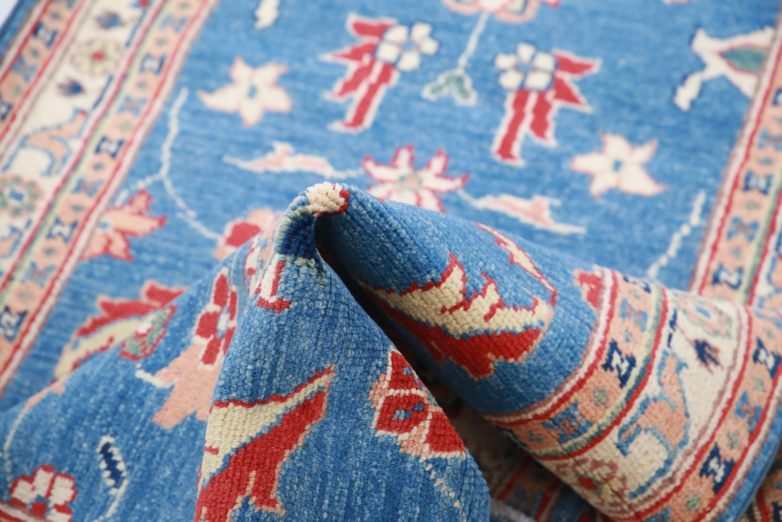 Tapis en laine Ziegler Farhan Gul noué à la main - 2'7'' x 9'6''