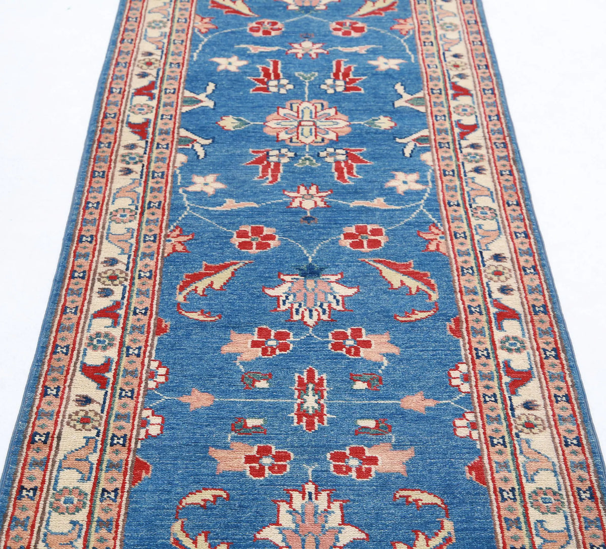 Tapis en laine Ziegler Farhan Gul noué à la main - 2'7'' x 9'6''