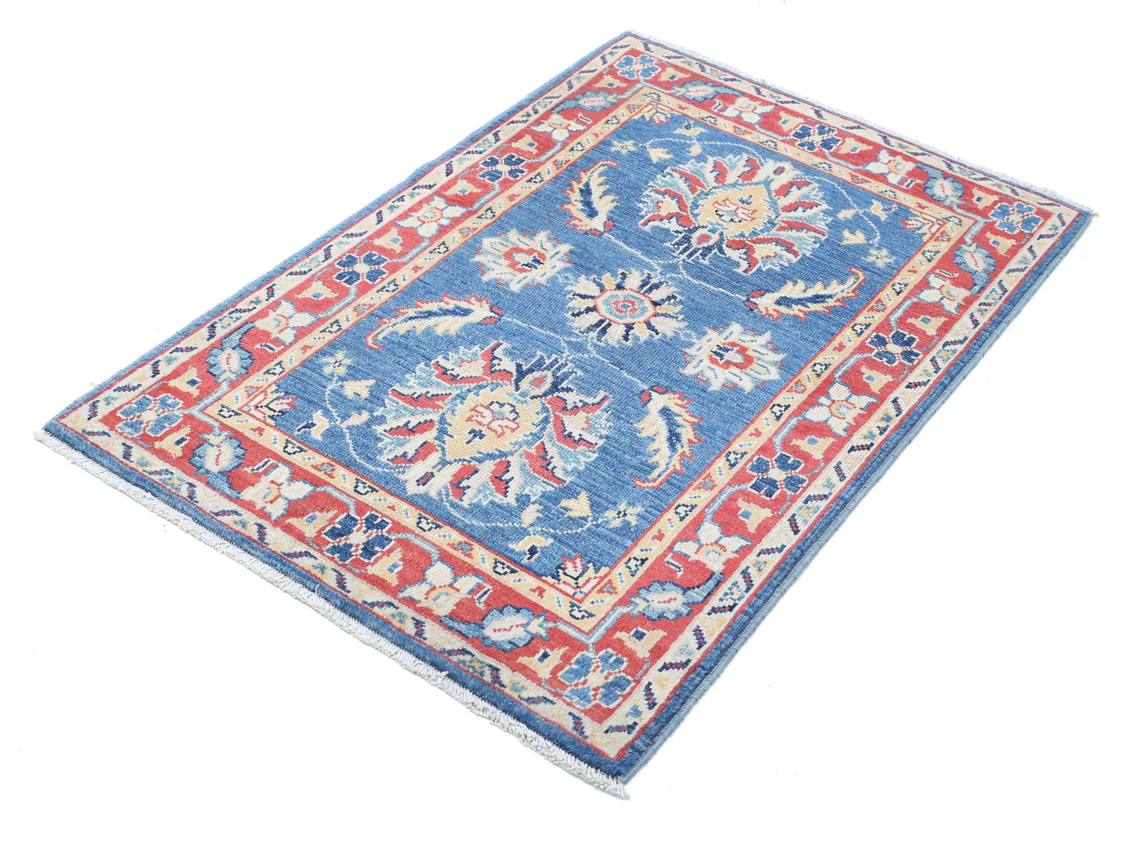 Tapis en laine Ziegler Farhan Gul noué à la main - 2'8'' x 4'0''