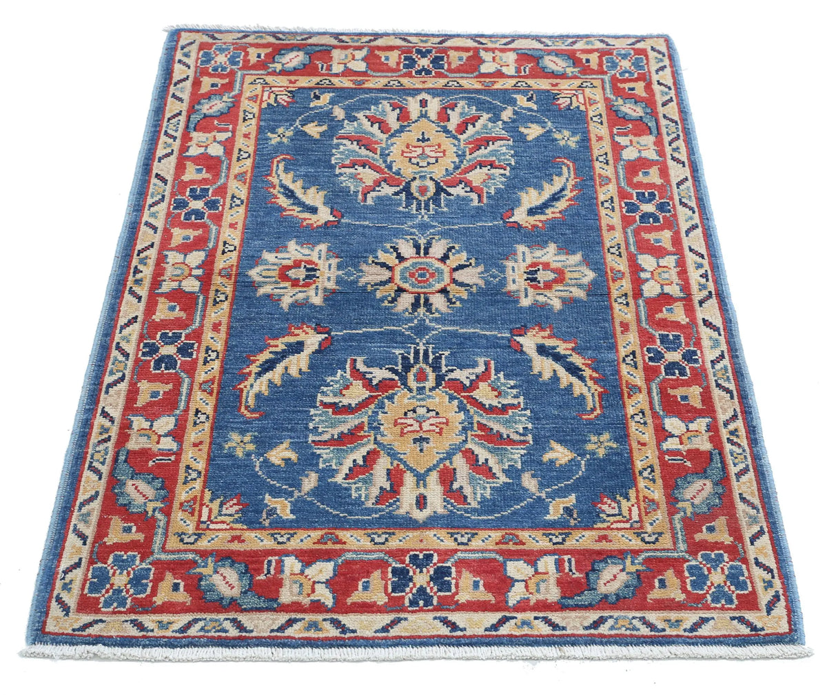 Tapis en laine Ziegler Farhan Gul noué à la main - 2'8'' x 4'0''
