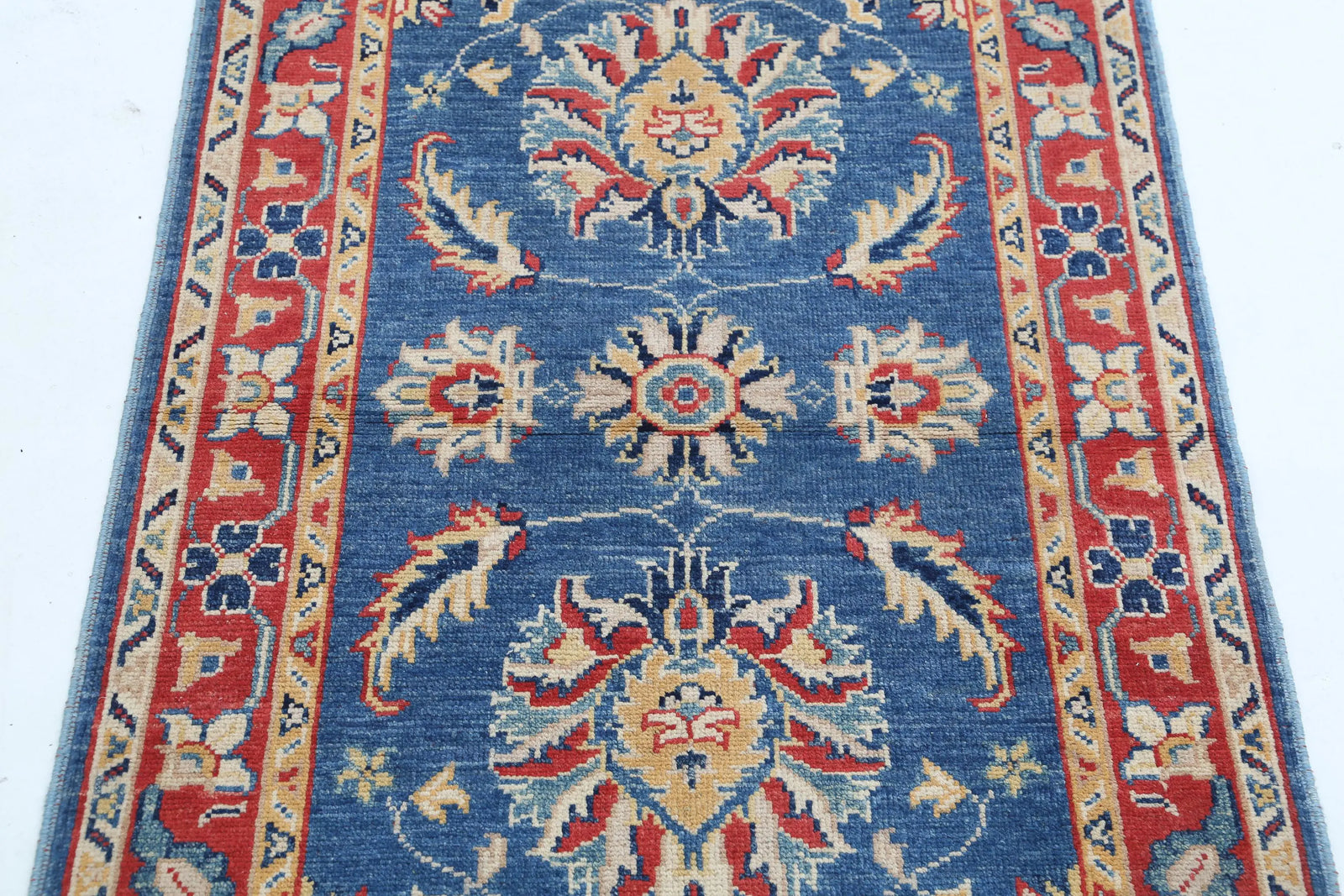 Tapis en laine Ziegler Farhan Gul noué à la main - 2'8'' x 4'0''