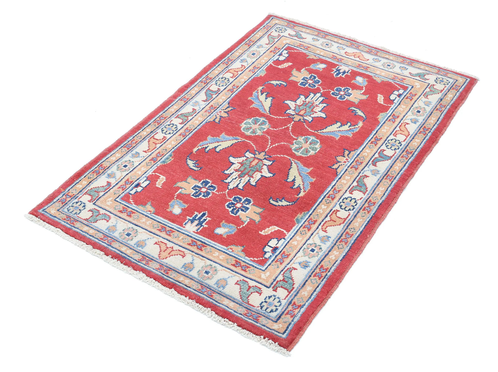 Tapis en laine Ziegler Farhan Gul noué à la main - 2'8'' x 4'2''