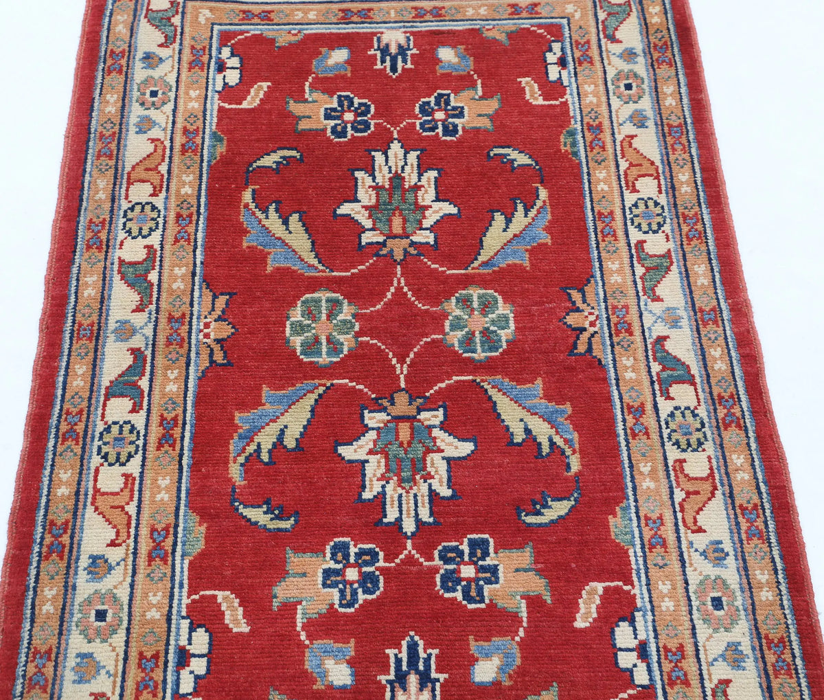 Tapis en laine Ziegler Farhan Gul noué à la main - 2'8'' x 4'2''