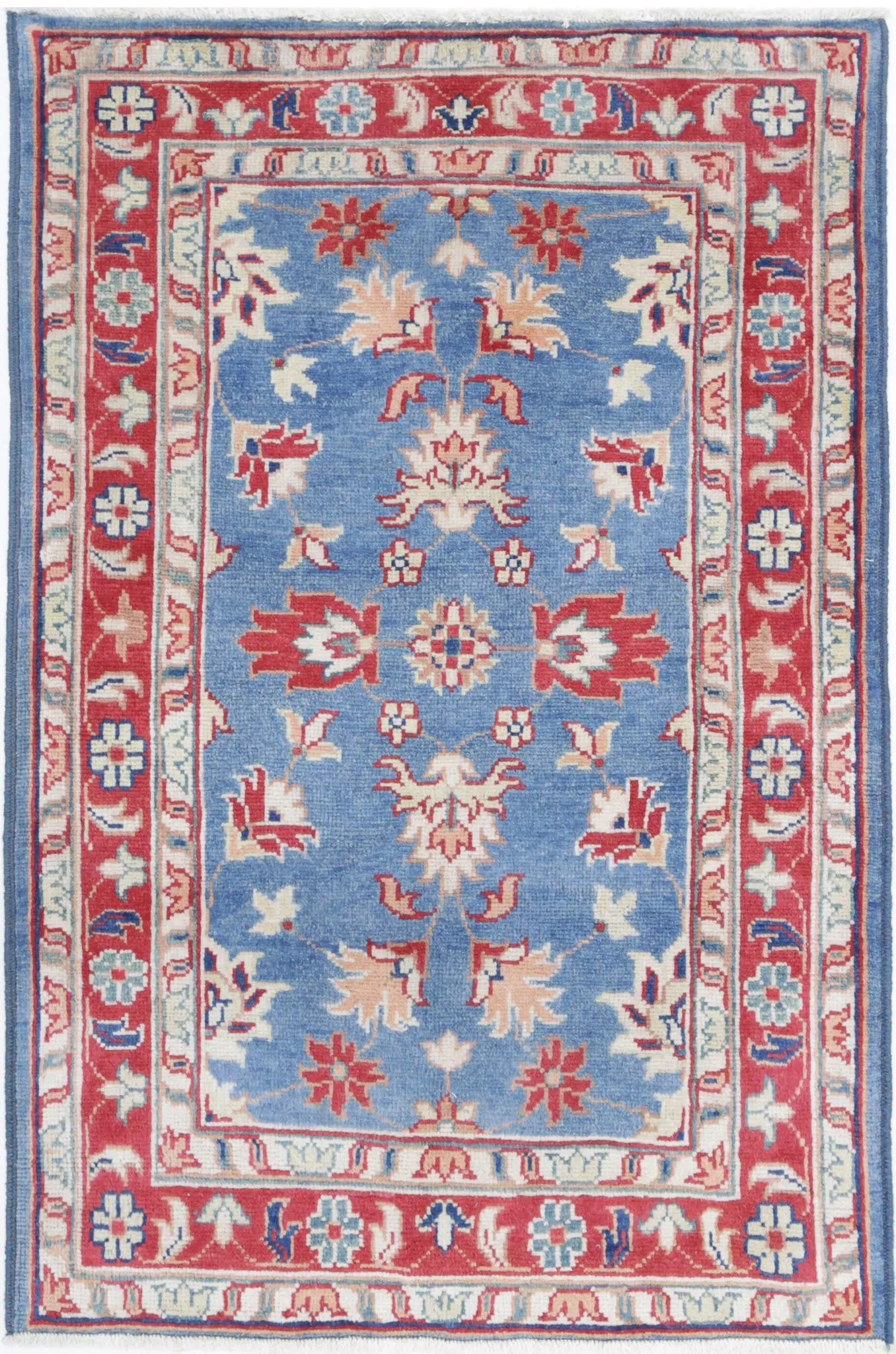 Hand Knotted Ziegler Farhan Gul Wool Rug - 3'0'' x 4'9''