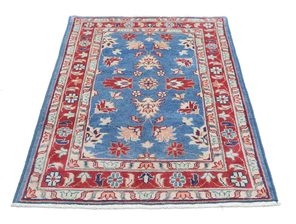 Tapis en laine Ziegler Farhan Gul noué à la main - 3'0'' x 4'9''