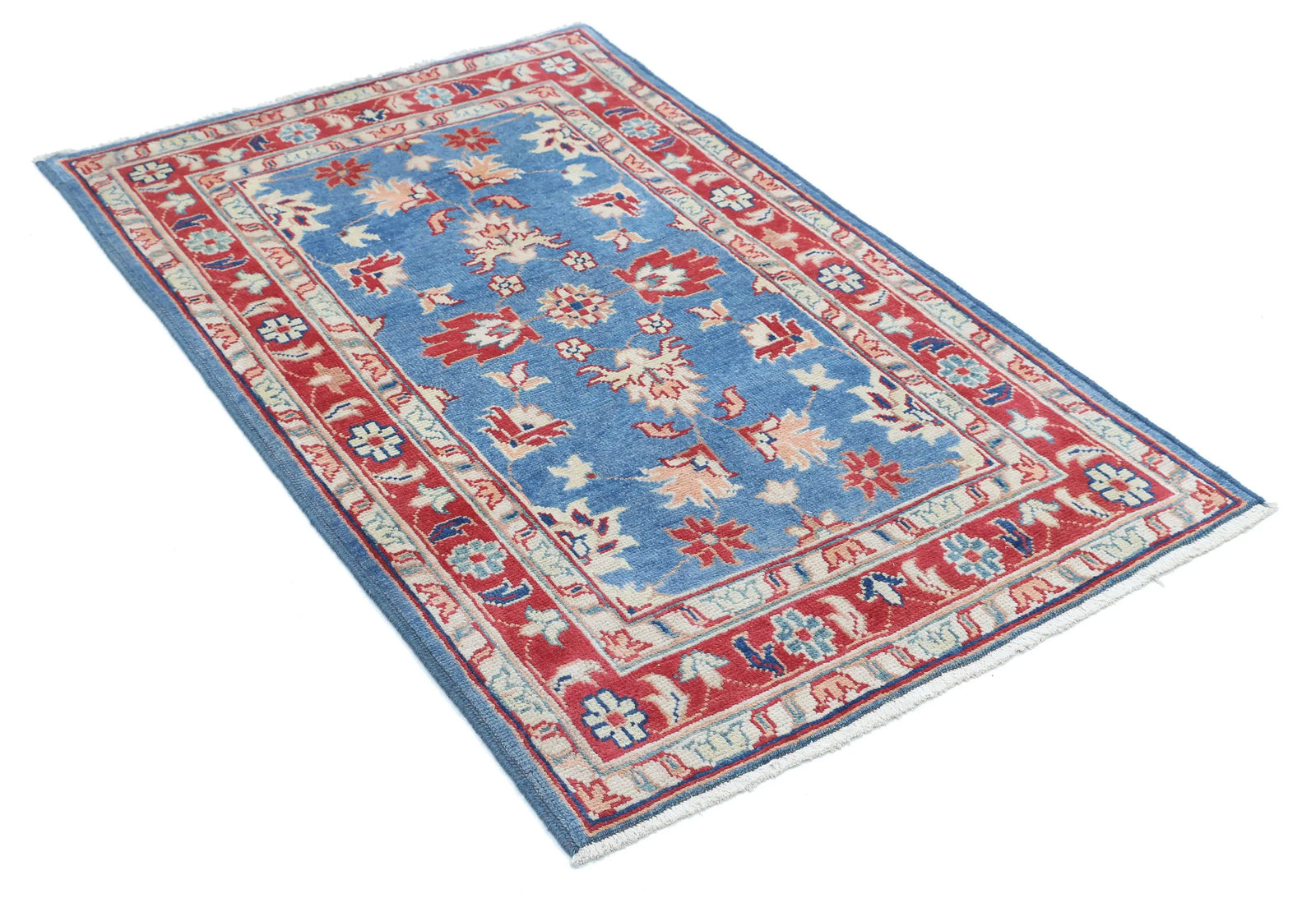 Tapis en laine Ziegler Farhan Gul noué à la main - 3'0'' x 4'9''