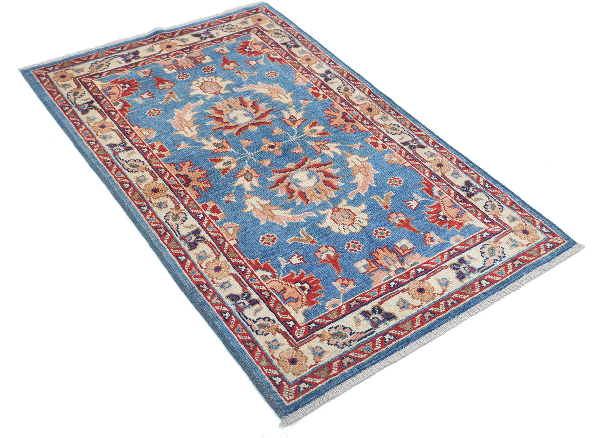 Tapis en laine Ziegler Farhan Gul noué à la main - 3'0'' x 4'9''