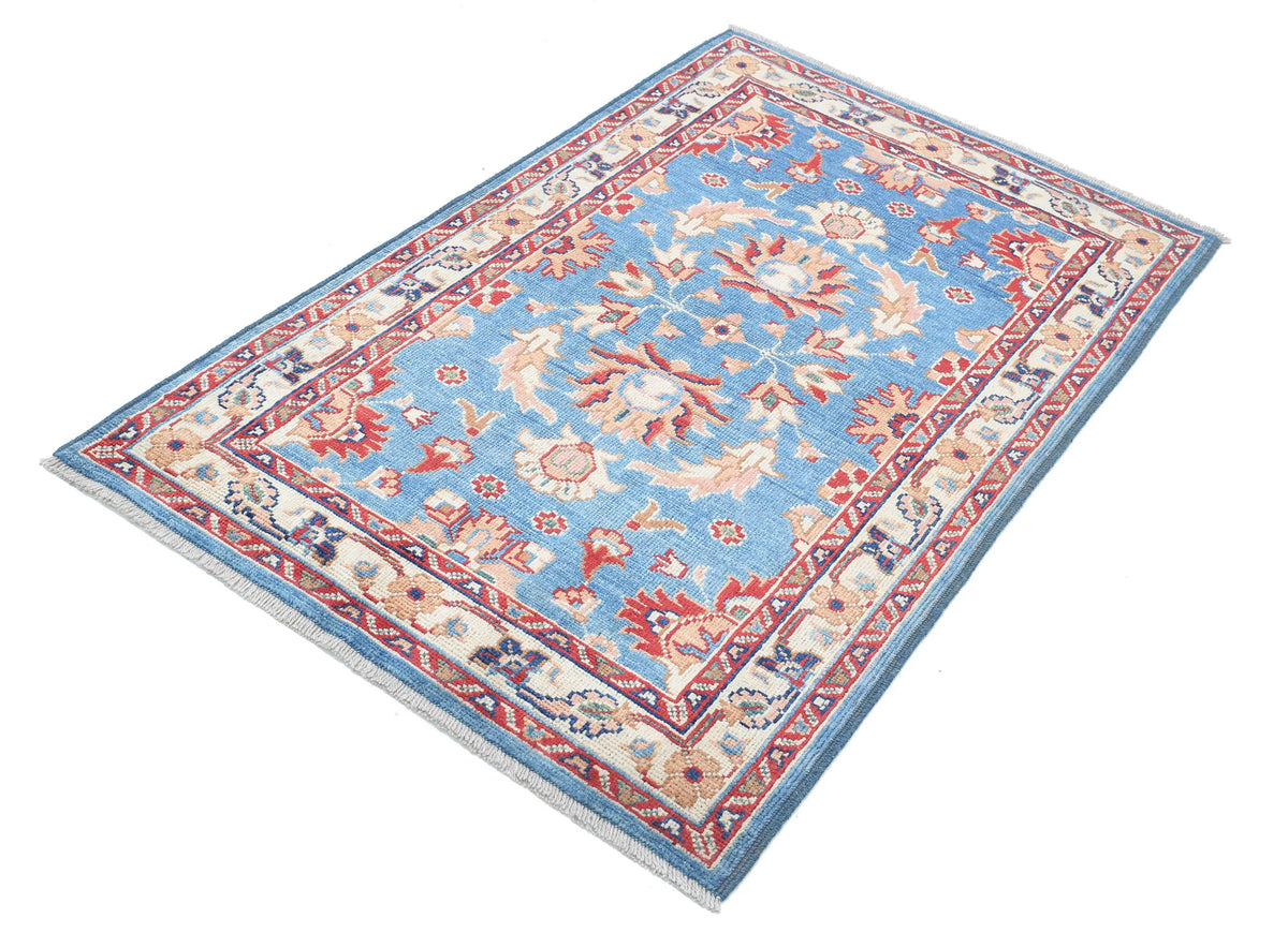 Tapis en laine Ziegler Farhan Gul noué à la main - 3'0'' x 4'9''
