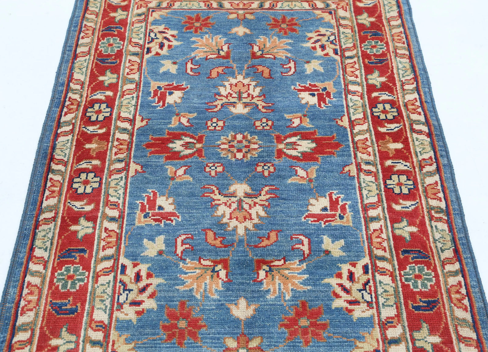 Tapis en laine Ziegler Farhan Gul noué à la main - 3'0'' x 5'0''