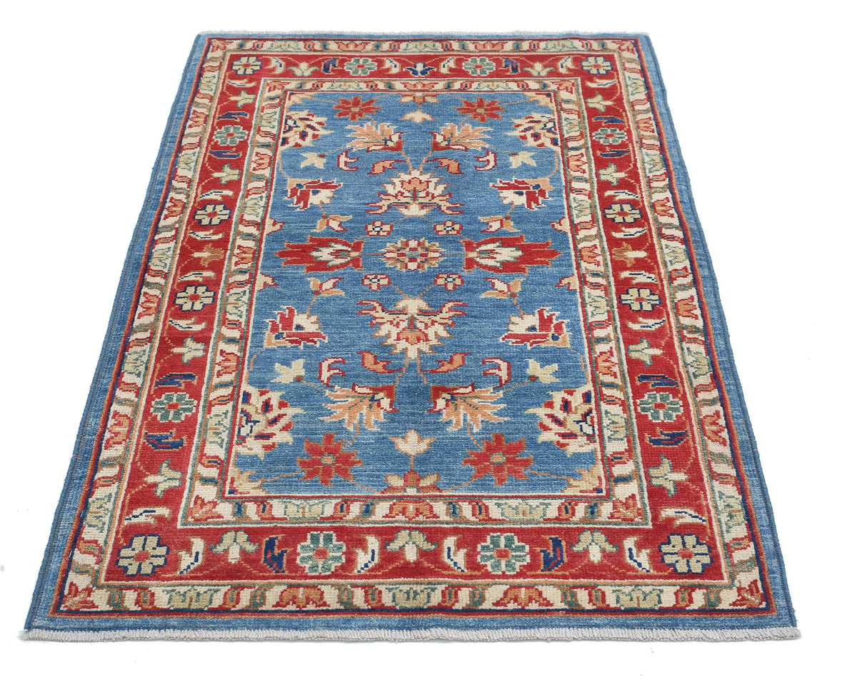 Tapis en laine Ziegler Farhan Gul noué à la main - 3'0'' x 5'0''