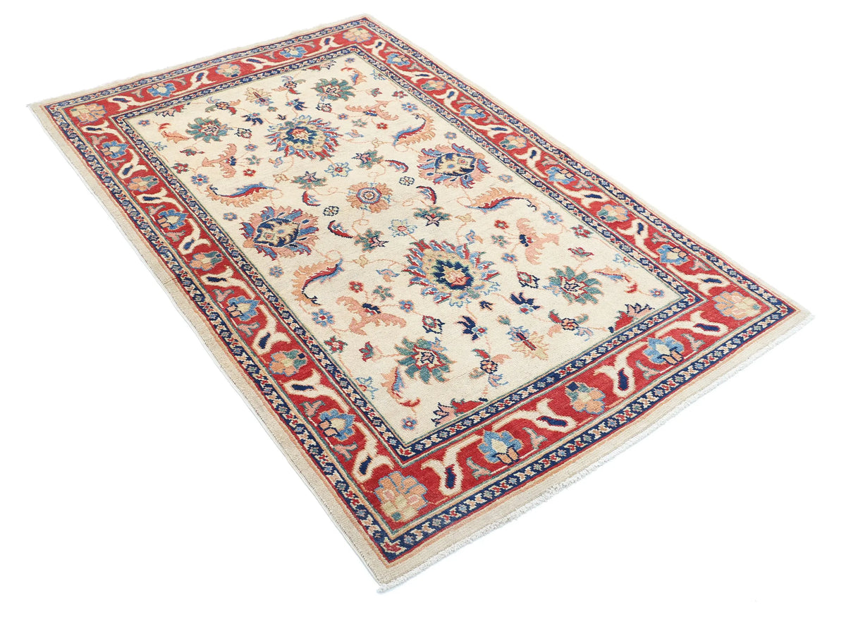 Tapis en laine Ziegler Farhan Gul noué à la main - 3'10'' x 5'11''