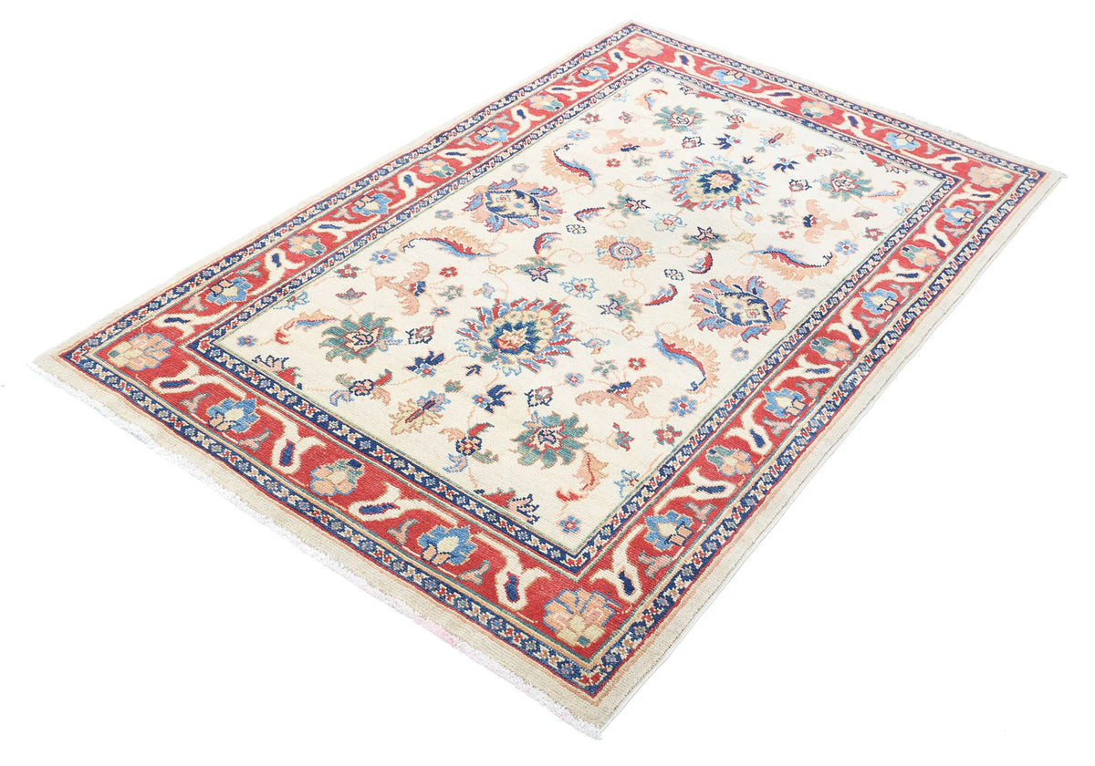 Tapis en laine Ziegler Farhan Gul noué à la main - 3'10'' x 5'11''