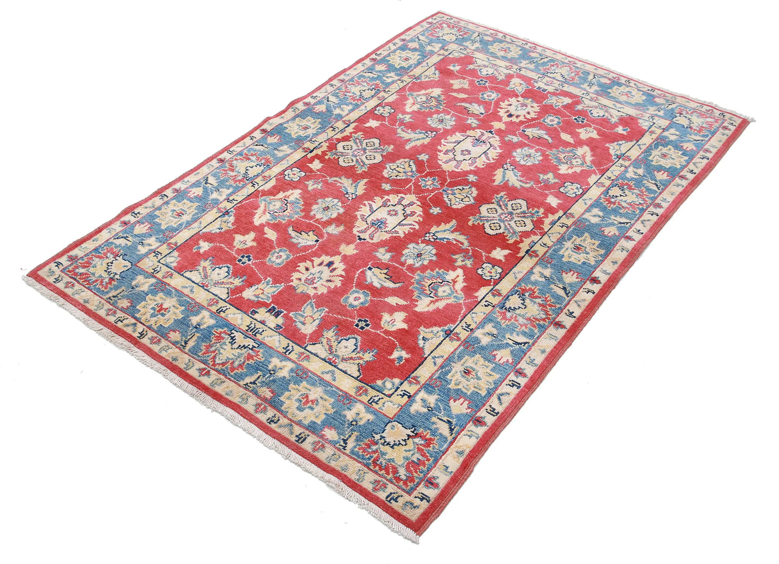 Tapis en laine Ziegler Farhan Gul noué à la main - 3'10'' x 5'9''