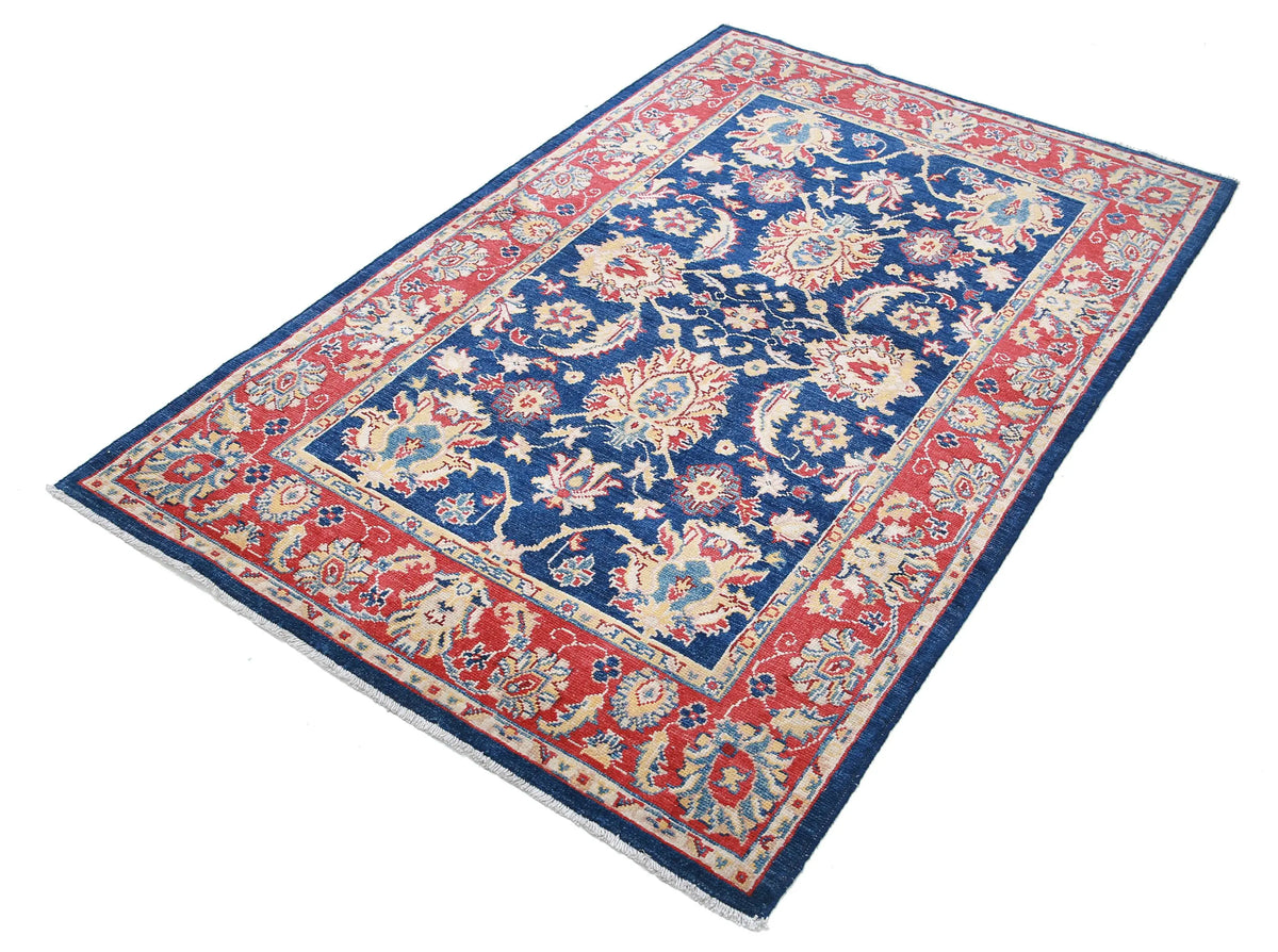 Tapis en laine Ziegler Farhan Gul noué à la main - 3'10'' x 6'1''