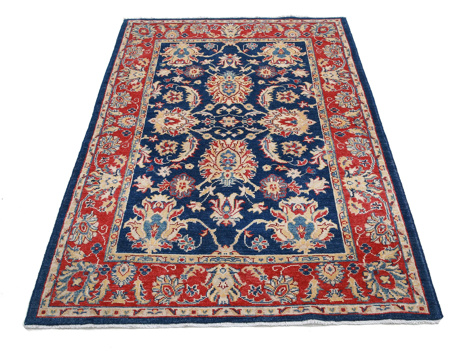 Tapis en laine Ziegler Farhan Gul noué à la main - 3'10'' x 6'1''