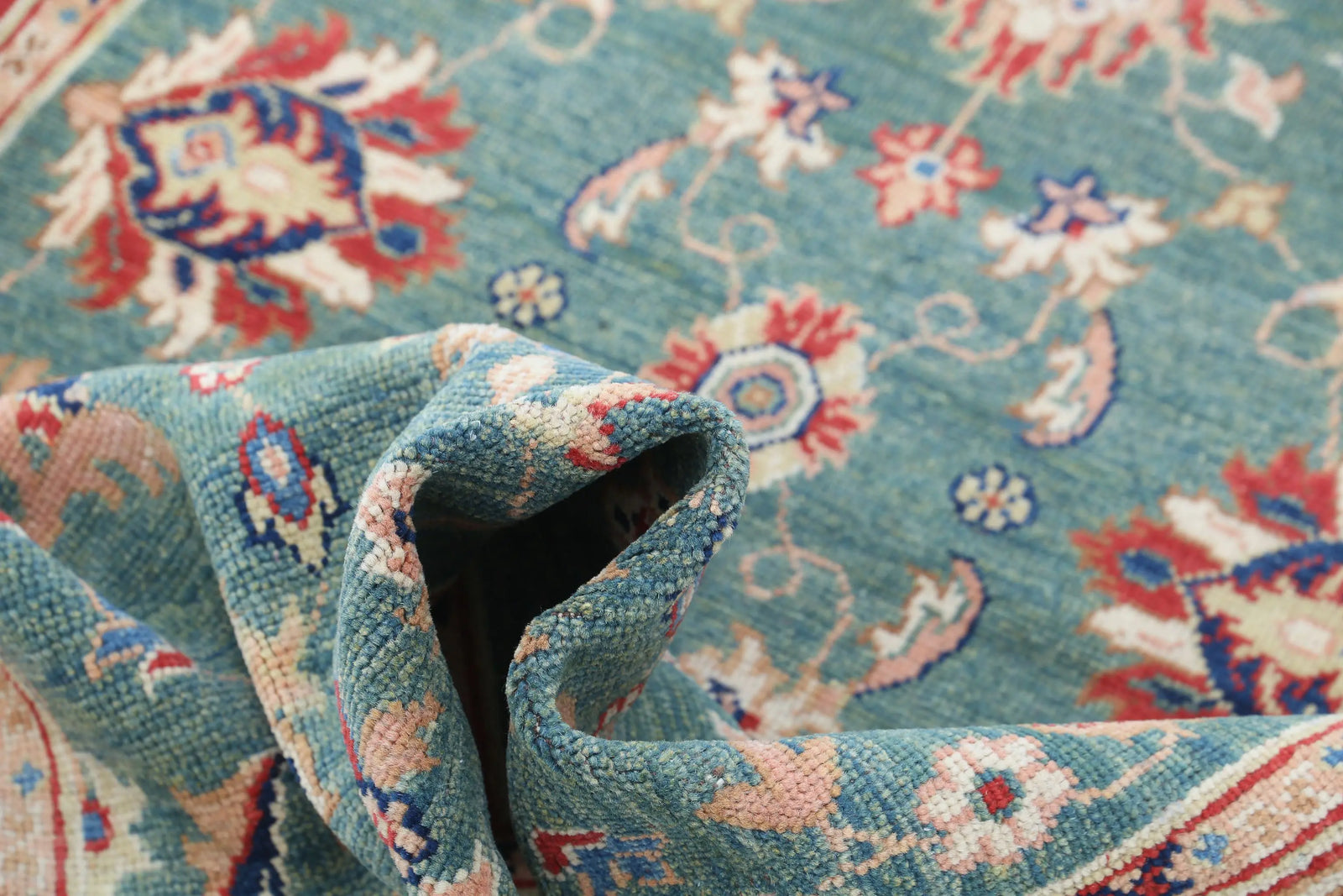 Tapis en laine Ziegler Farhan Gul noué à la main - 3'10'' x 6'3''