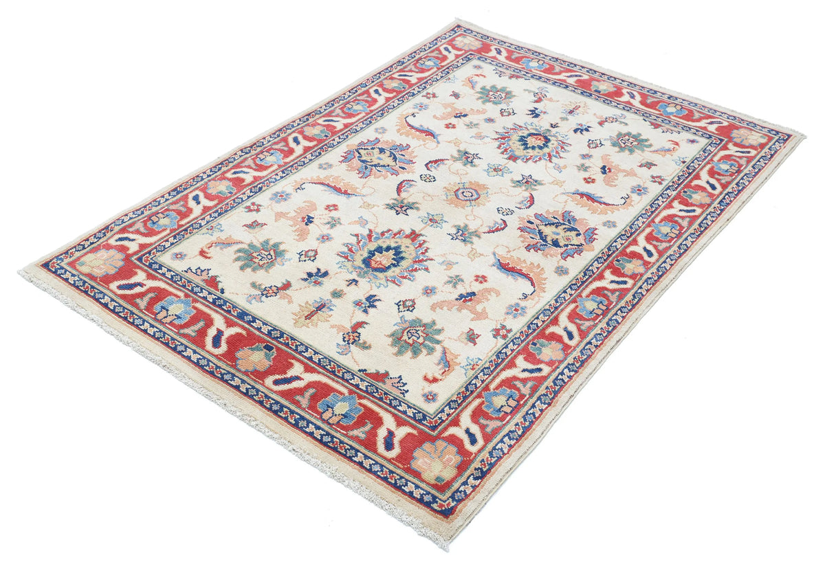 Tapis en laine Ziegler Farhan Gul noué à la main - 3'11'' x 5'11''