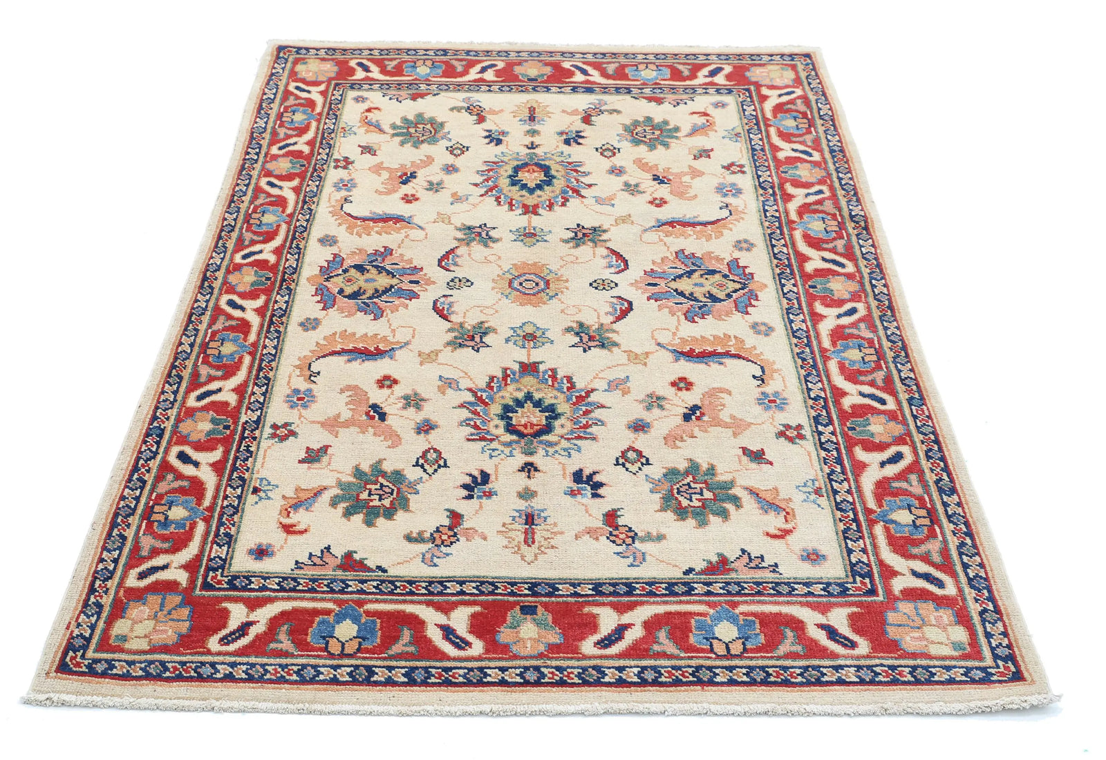Tapis en laine Ziegler Farhan Gul noué à la main - 3'11'' x 5'11''