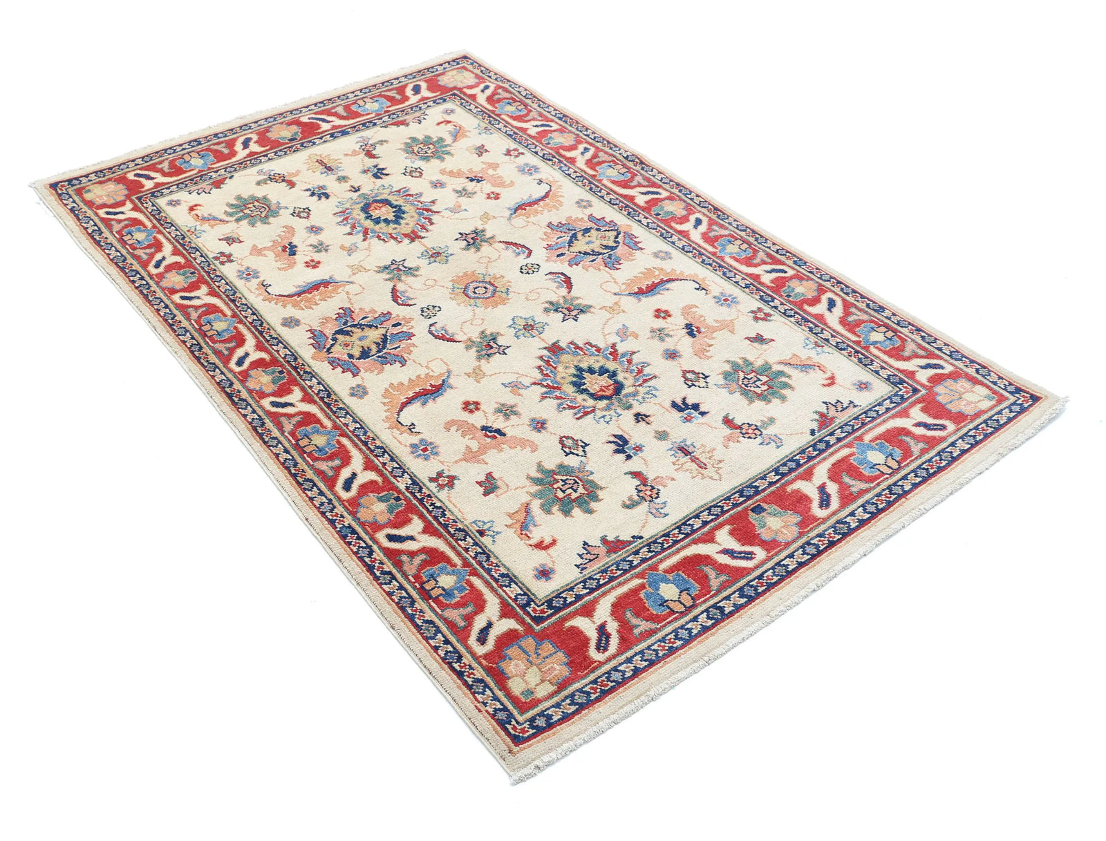 Tapis en laine Ziegler Farhan Gul noué à la main - 3'11'' x 5'11''