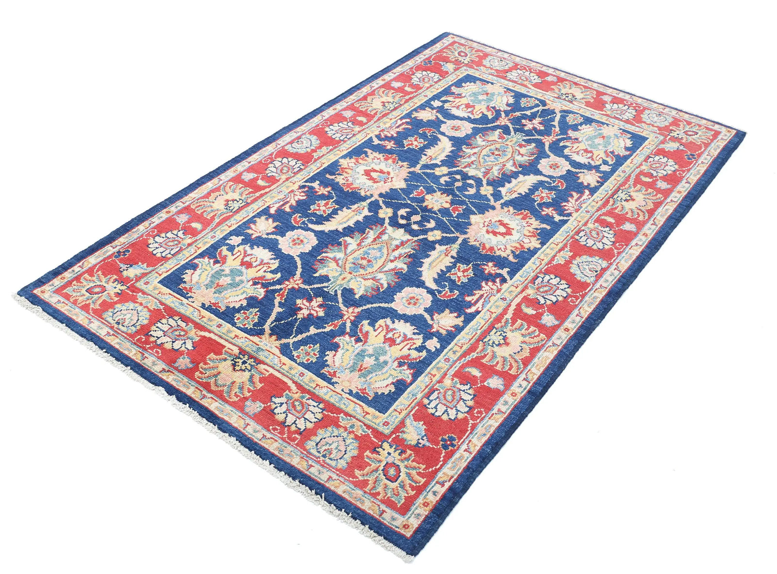 Tapis en laine Ziegler Farhan Gul noué à la main - 3'11'' x 6'6''