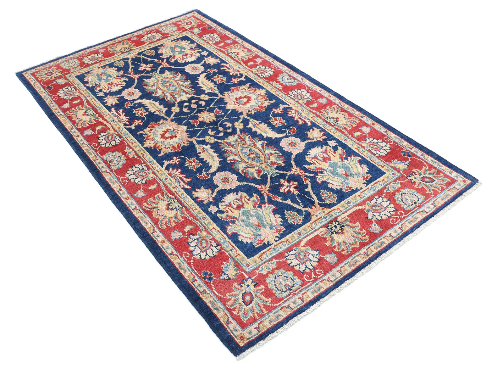 Tapis en laine Ziegler Farhan Gul noué à la main - 3'11'' x 6'6''