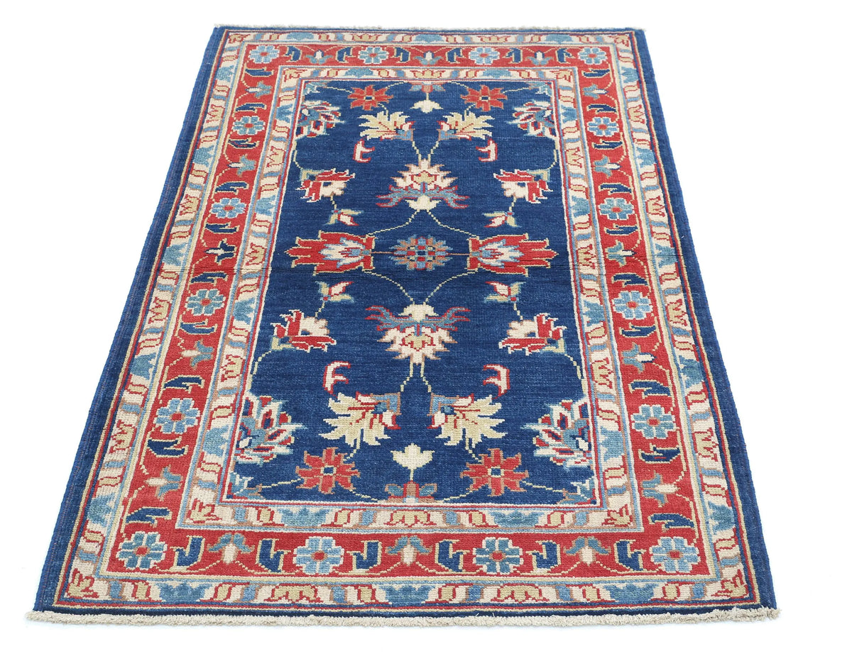 Tapis en laine Ziegler Farhan Gul noué à la main - 3'1'' x 4'9''