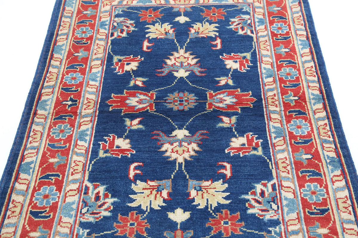 Tapis en laine Ziegler Farhan Gul noué à la main - 3'1'' x 4'9''
