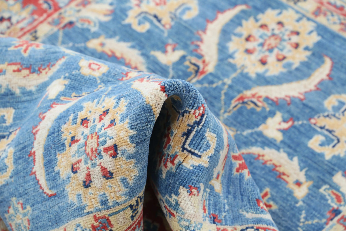 Tapis en laine Ziegler Farhan Gul noué à la main - 3'4'' x 4'10''