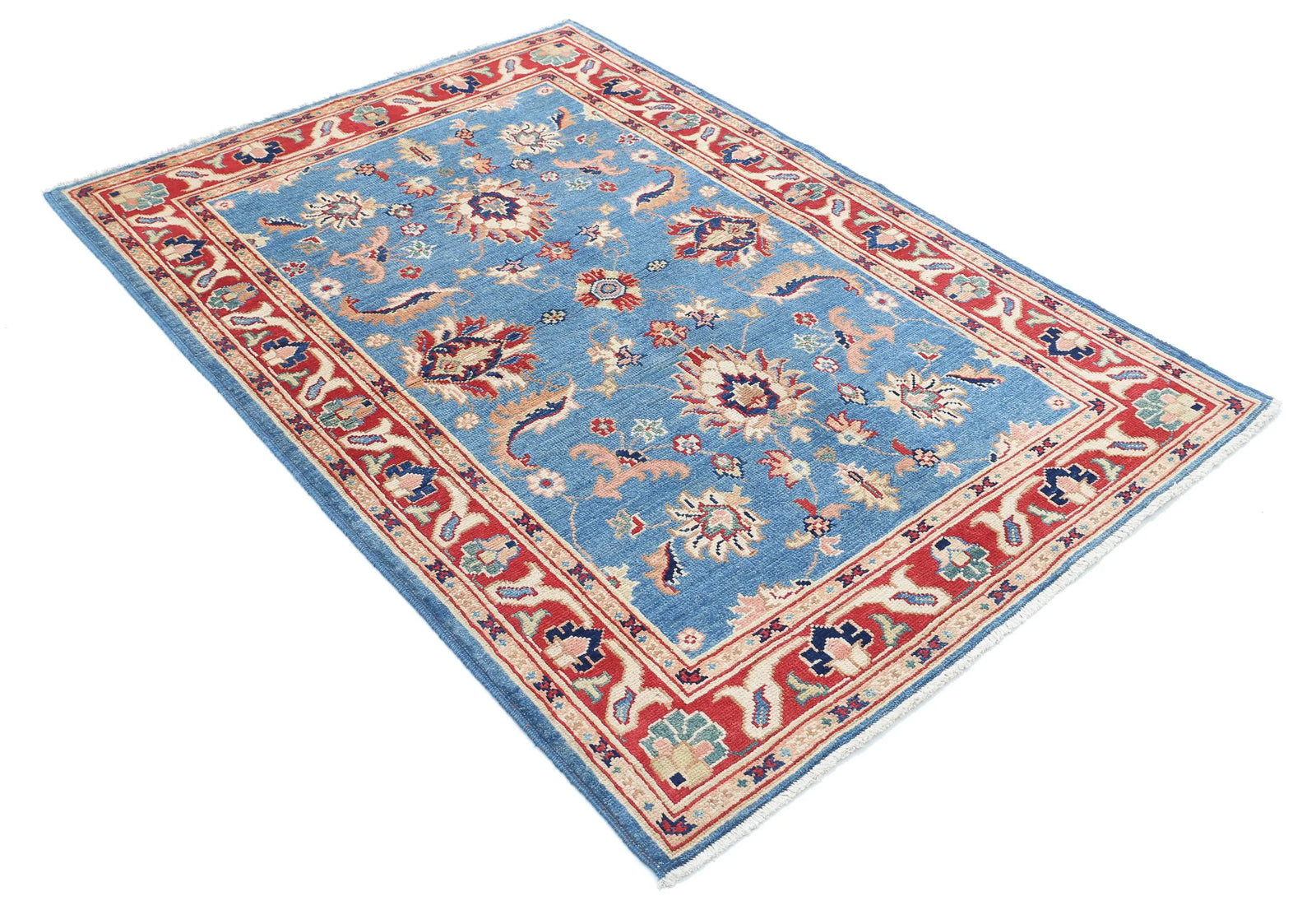 Tapis en laine Ziegler Farhan Gul noué à la main - 4'1'' x 5'11''