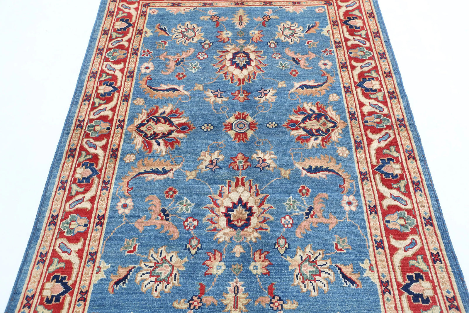 Tapis en laine Ziegler Farhan Gul noué à la main - 4'1'' x 5'11''