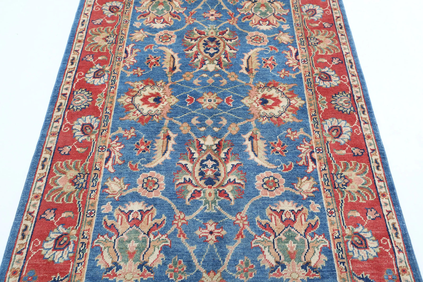 Tapis en laine Ziegler Farhan Gul noué à la main - 4'1'' x 6'3''