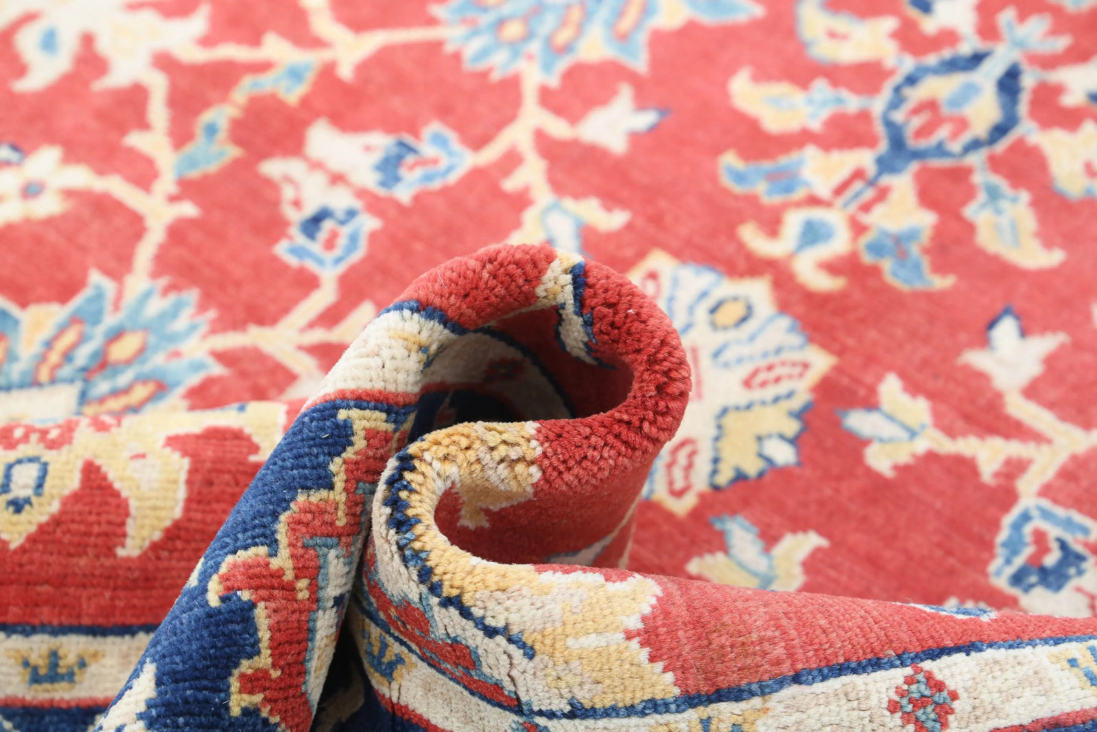 Hand Knotted Ziegler Farhan Gul Wool Rug - 5'0'' x 6'5''